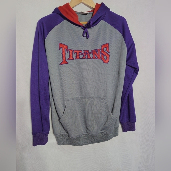 2:5 Tops - Two Five 2:5 Sz M Women's Gray and Purple Tennessee Titans Hoodie